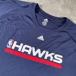Adidas Atlanta Hawks NBA Basketball Climalite Long Sleeve Athletic‎ Men 3XL
